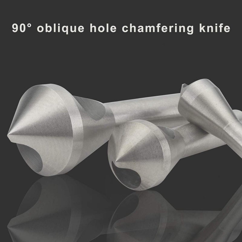 OCGIG 4pcs Countersink Chamfer Tool HSS(4241) Deburring Tool Set Metal Wood Drill Bits - Image 5